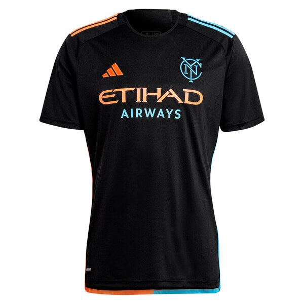 New York City FC adidas 2024 24/7 Kit Replica Custom Jersey – Black