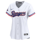 Evan Carter Texas Rangers Nike Women's 2024 Gold Collection Limited Player Jersey – White