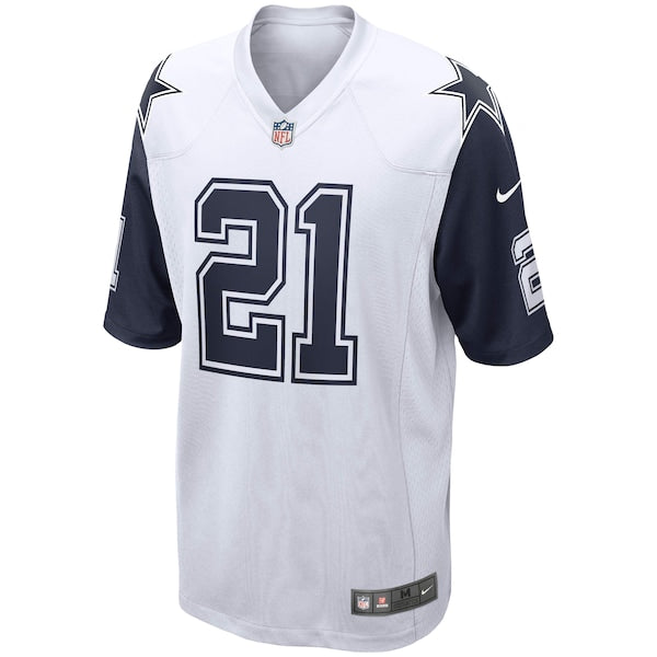 Ezekiel Elliott Dallas Cowboys Nike Alternate Game Jersey - White/Navy