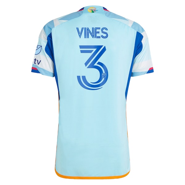Sam Vines Colorado Rapids adidas 2024 New Day Kit Authentic Player Jersey - Light Blue