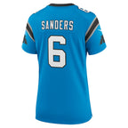 Miles Sanders Carolina Panthers Nike Women's Team Game Jersey - Blue/Black