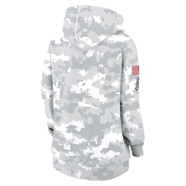 Arizona Cardinals Nike Women's 2024 Salute To Service Club Fleece Pullover Hoodie - Arctic Camo