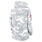 New Orleans Saints Nike Women's 2024 Salute To Service Club Fleece Pullover Hoodie - Arctic Camo