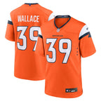 Levi Wallace Denver Broncos Nike Team Game Jersey -  Orange