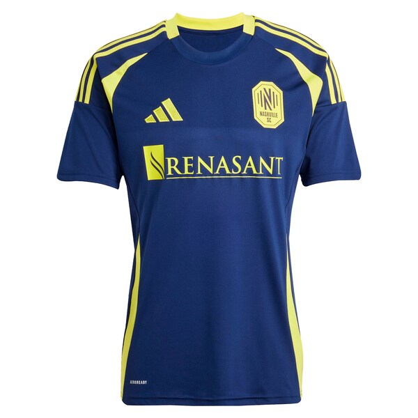 Jacob Shaffelburg Nashville SC adidas 2025 The Heart of Nashville Kit Replica Player Jersey - Navy