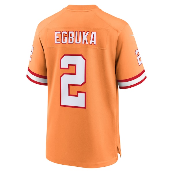 Emeka Egbuka  Tampa Bay Buccaneers Nike Alternate 2 50th Season Game Jersey -  Creamsicle/Red