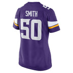 TJ Smith Minnesota Vikings Nike Women's Home Game Player Jersey - Purple