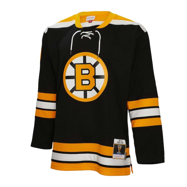 Bobby Orr Boston Bruins  1971/72 Blue Line Player Jersey - Black