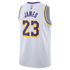 LeBron James Los Angeles Lakers Nike Unisex Swingman Jersey - Association Edition - White/Gold