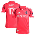 Marcel Hartel St. Louis City SC adidas 2025 Forever CITY Red Authentic Player Jersey - Red