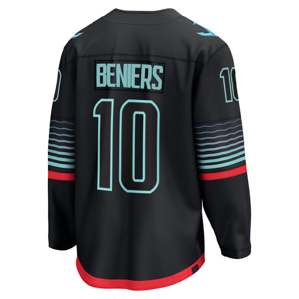 Matty Beniers Seattle Kraken  Alternate Breakaway Player Jersey - Black