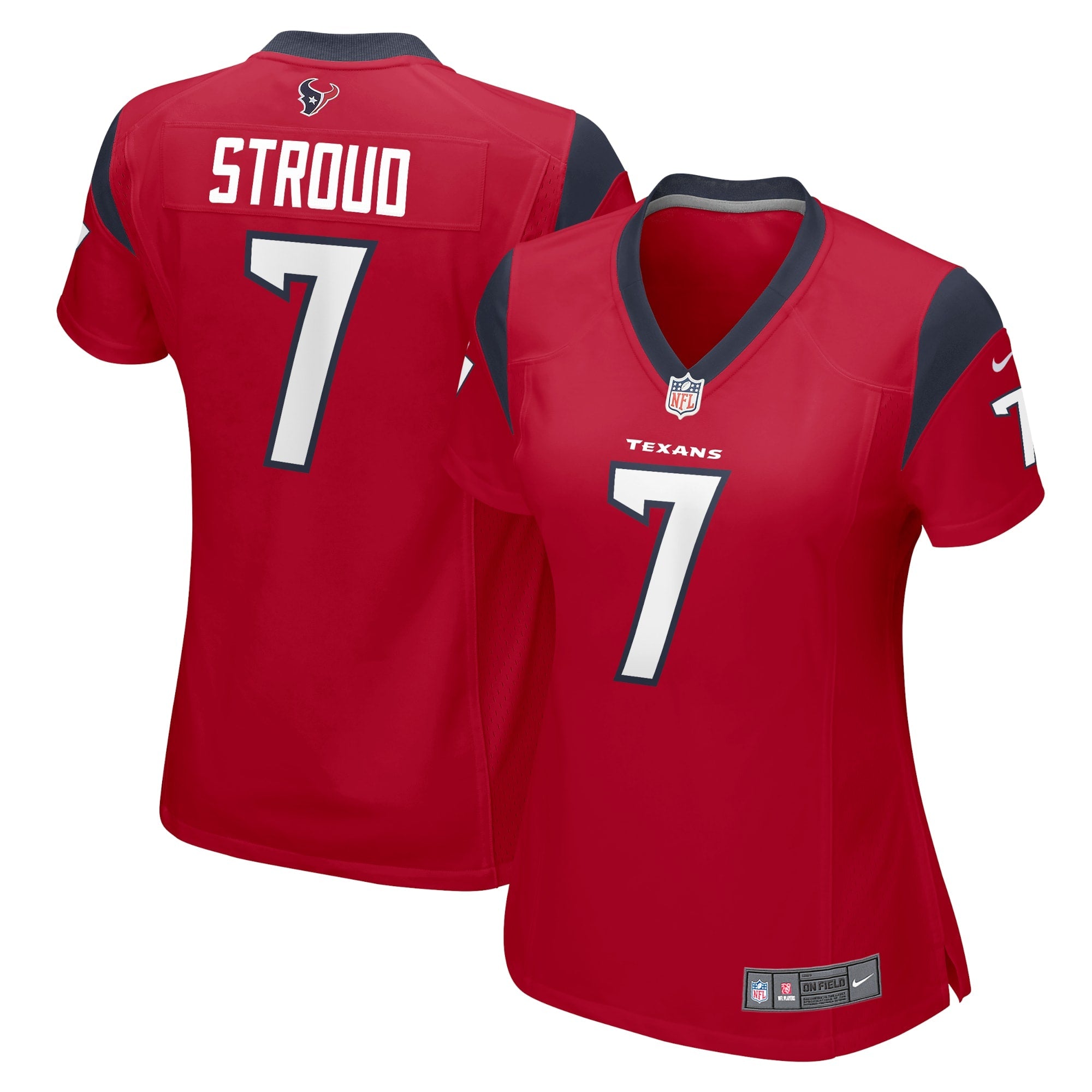 C.J. Stroud Houston Texans Nike Women's Game Jersey - White/Navy/Red