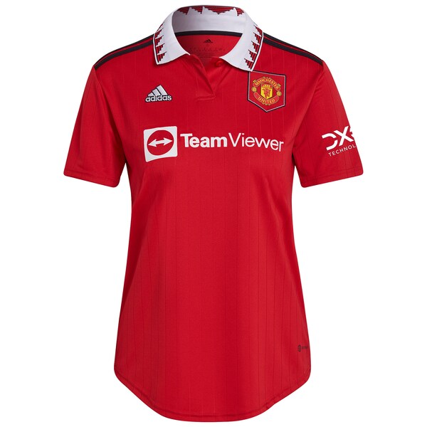 Anthony Martial Manchester United adidas Women's 2022/23 Home Replica Player Jersey - Red
