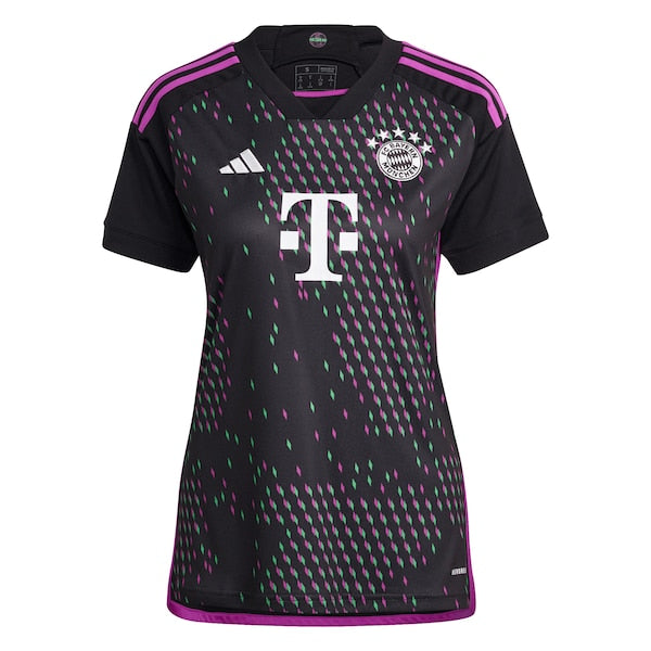 Joshua Kimmich Bayern Munich adidas Women's 2023/24 Away Replica Player Jersey - Black/White