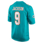 Calvin Jackson Miami Dolphins Nike Home Game Player Jersey - Aqua