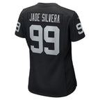 Nesta Jade Silvera Las Vegas Raiders Nike Women's Team Game Jersey -  Black