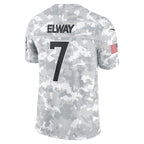 John Elway Denver Broncos Nike 2024 Salute to Service Retired Player Limited Jersey - Arctic Camo
