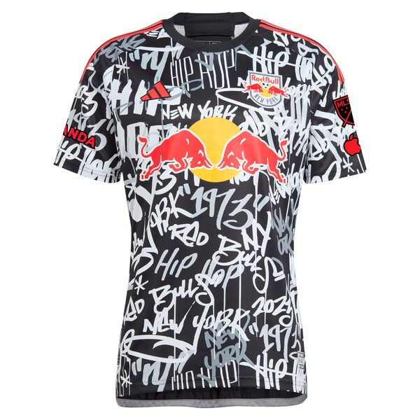 John Tolkin New York Red Bulls adidas 2024 Freestyle Authentic Player Jersey - Black