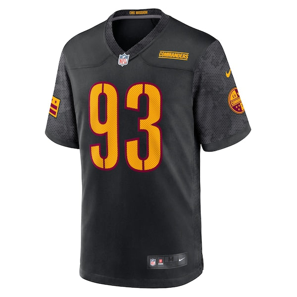 Jonathan Allen Washington Commanders Nike Alternate Game Player Jersey - Black/Burgundy/White