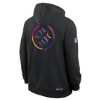 Pittsburgh Steelers Nike 2025 NFL Crucial Catch Sideline Standard Issue Dri-FIT Hoodie - Black