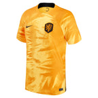 Custom Netherlands National Team Nike 2022/23 Home Authentic Blank Jersey - Orange