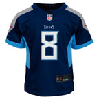 Will Levis Tennessee Titans Nike Toddler Game Jersey - Navy/Light Blue