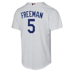 Freddie Freeman Los Angeles Dodgers Nike Youth Home Replica Player Jersey - White