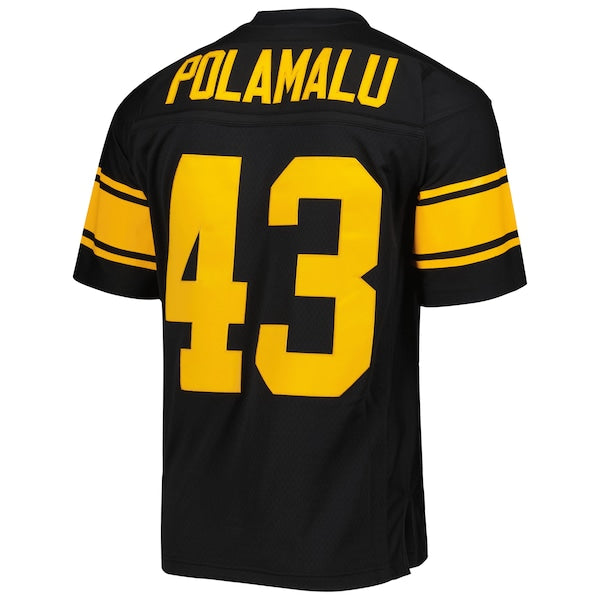 Troy Polamalu Pittsburgh Steelers Legacy Replica Jersey - Black