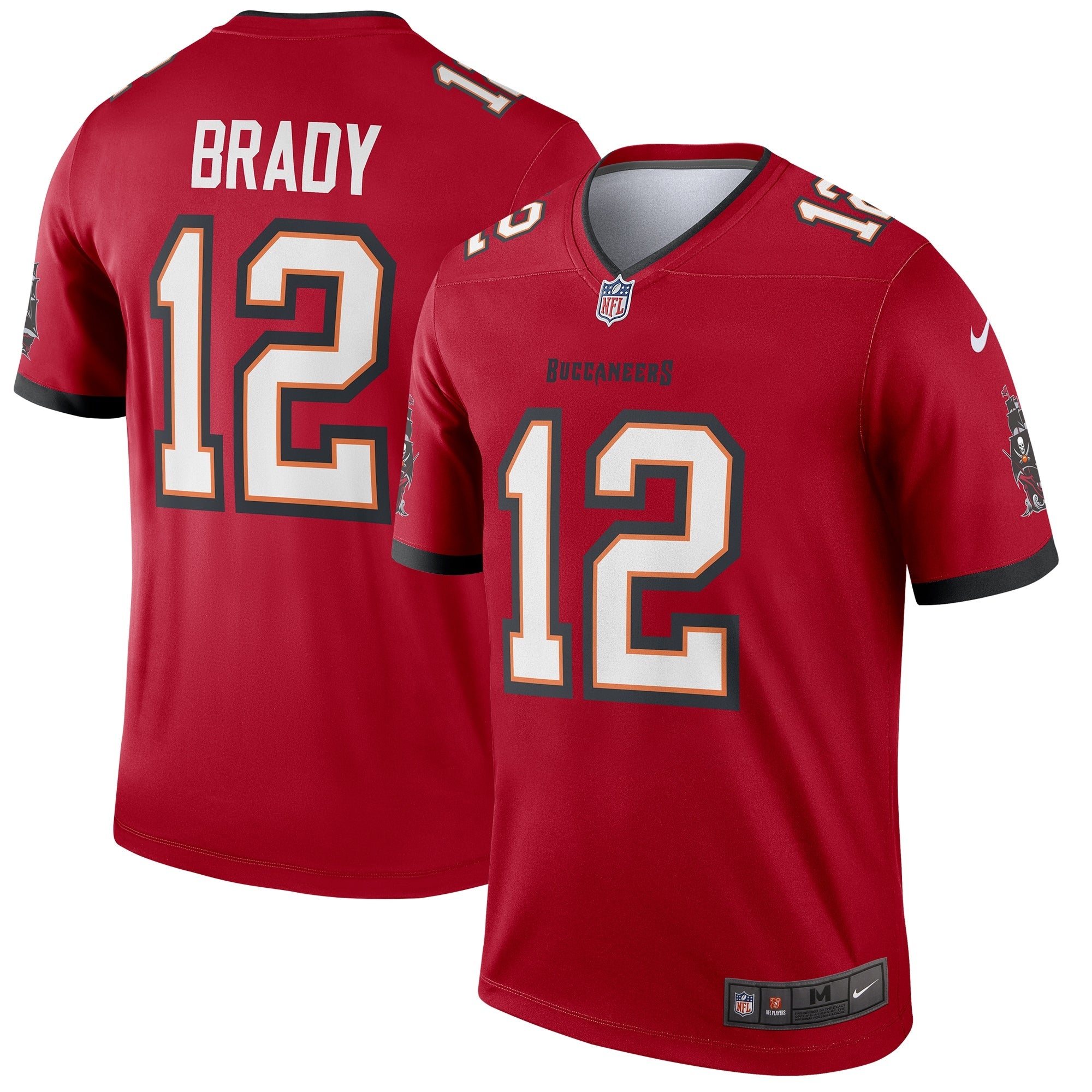 Tom Brady Tampa Bay Buccaneers Nike Alternate Legend Jersey - Pewter/Red