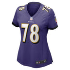 Morgan Moses Baltimore Ravens Nike Women's Game Player Jersey - Purple
