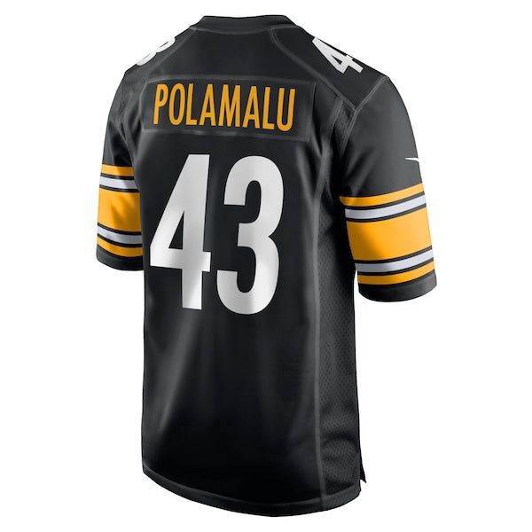 Troy Polamalu Pittsburgh Steelers Nike Retired Player Game Jersey - Black