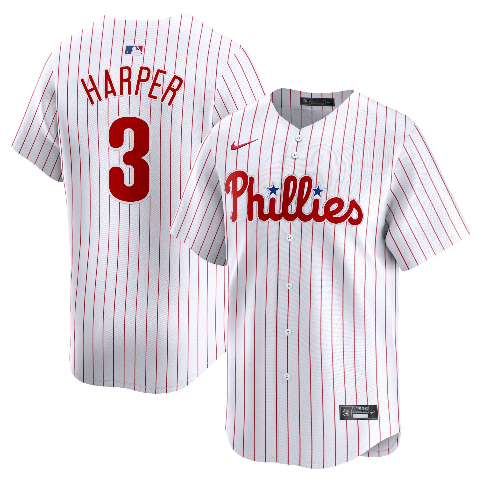 Bryce Harper Philadelphia Phillies Nike Away Limited Player Jersey - Gray/White