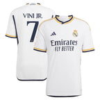 Vini Jr. Los Merengues adidas 2023/24 Home Authentic Player Jersey - White
