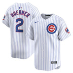Nico Hoerner Chicago Cubs Nike Home Limited Player Jersey - White