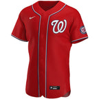 Washington Nationals Nike Alternate Authentic Team Jersey - Red
