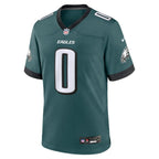 Josh Uche Philadelphia Eagles Nike Team Game Jersey - Midnight Green
