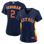 Houston Astros Nike Women's Alternate Replica Player Jersey - Navy