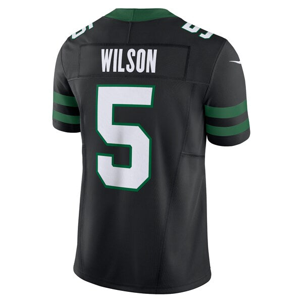 Garrett Wilson New York Jets Nike Alternate Vapor F.U.S.E. Limited Jersey  - Legacy Black/White
