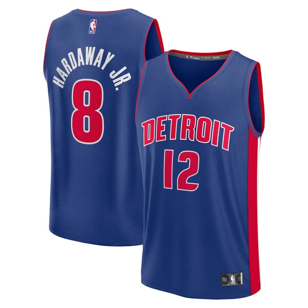 Tim Hardaway Jr. Detroit Pistons  Fast Break Replica Player Jersey - Icon Edition - Blue