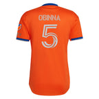 Obinna Nwobodo FC Cincinnati adidas 2023 Juncta Juvant Kit Authentic Player Jersey - Orange