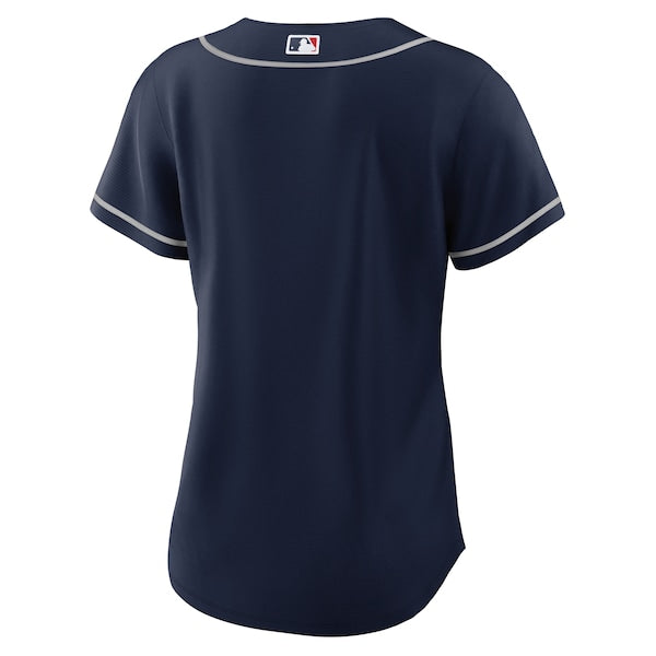 Women's Atlanta Braves Nike Navy Alternate Replica Team Jersey/White/Red