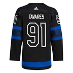 John Tavares Toronto Maple Leafs adidas Alternate Captain Patch Authentic Pro Player - Jersey - Black