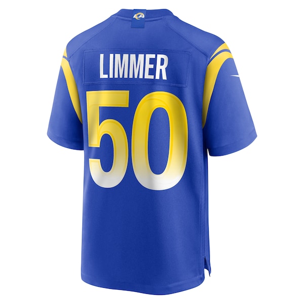 Beaux Limmer Los Angeles Rams Nike Team Game Jersey -  Royal