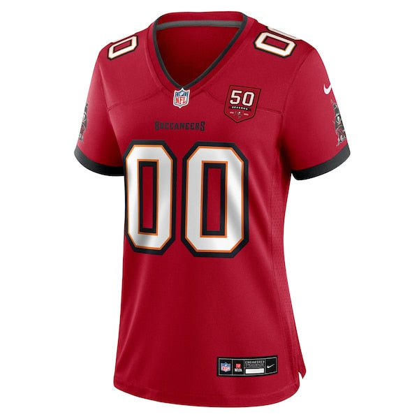 Tampa Bay Buccaneers Nike Women's 50th Season Custom Game Jersey - Red/White