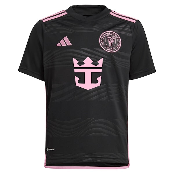 Lionel Messi Inter Miami CF adidas Youth 2024 La Noche Replica Player Jersey - Black
