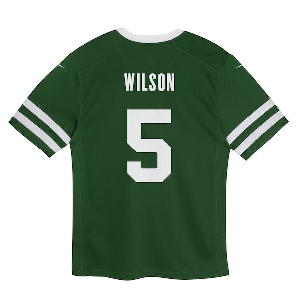 Garrett Wilson New York Jets Nike Preschool Game Jersey - Legacy Green