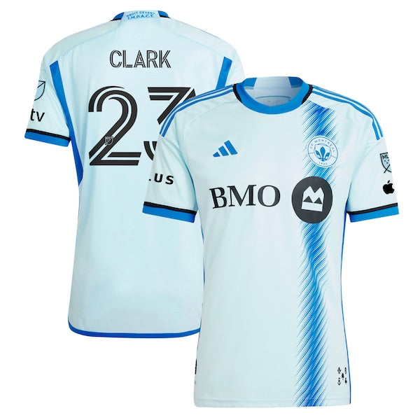 Caden Clark CF Montreal adidas 2024 Montréal Original Authentic Player Jersey - Light Blue