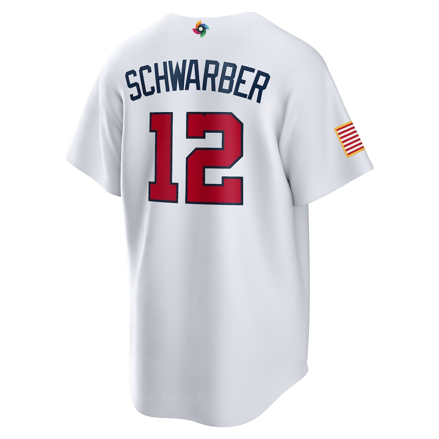 Kyle Schwarber USA Baseball Nike 2023 World Baseball Classic Replica Player Jersey - White