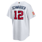 Kyle Schwarber USA Baseball Nike 2023 World Baseball Classic Replica Player Jersey - White