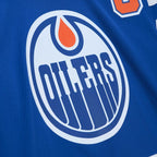 Wayne Gretzky Edmonton Oilers Captain Patch 1986/87 Blue Line Player Jersey - Royal